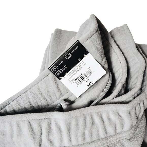 Xersion Big & Tall Fleece Sweatpants French Gray 2XL - Picture 5 of 7